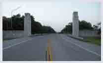 Entrance to Battleground Texas State Park